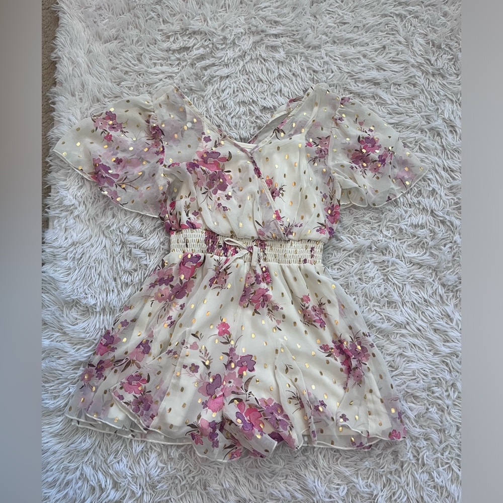 chenault girl kids romper